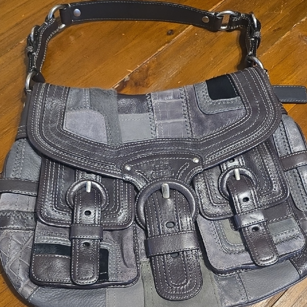 BRAND NEW W TAGS!!Coach Limited Edition Legacy Pieced Leather Flap Hobo Bag
